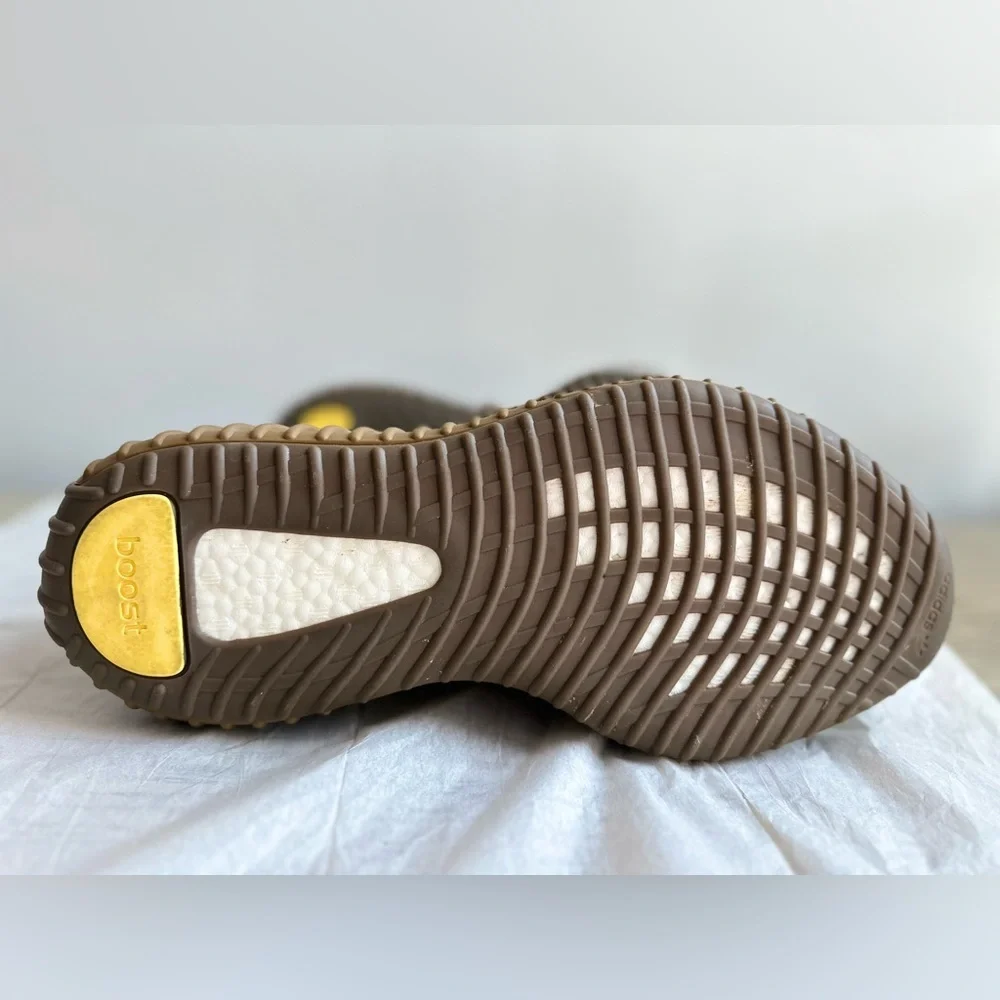 adidas mens Yeezy Boost 350 V2 Shoes, Earth, Men’s 11.5 - Picture 7 of 7